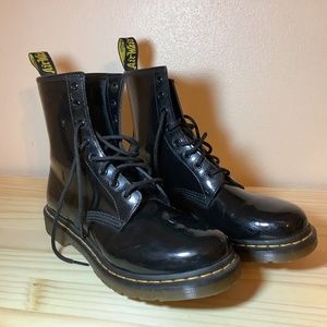 Doc Martens Black Patent Boots